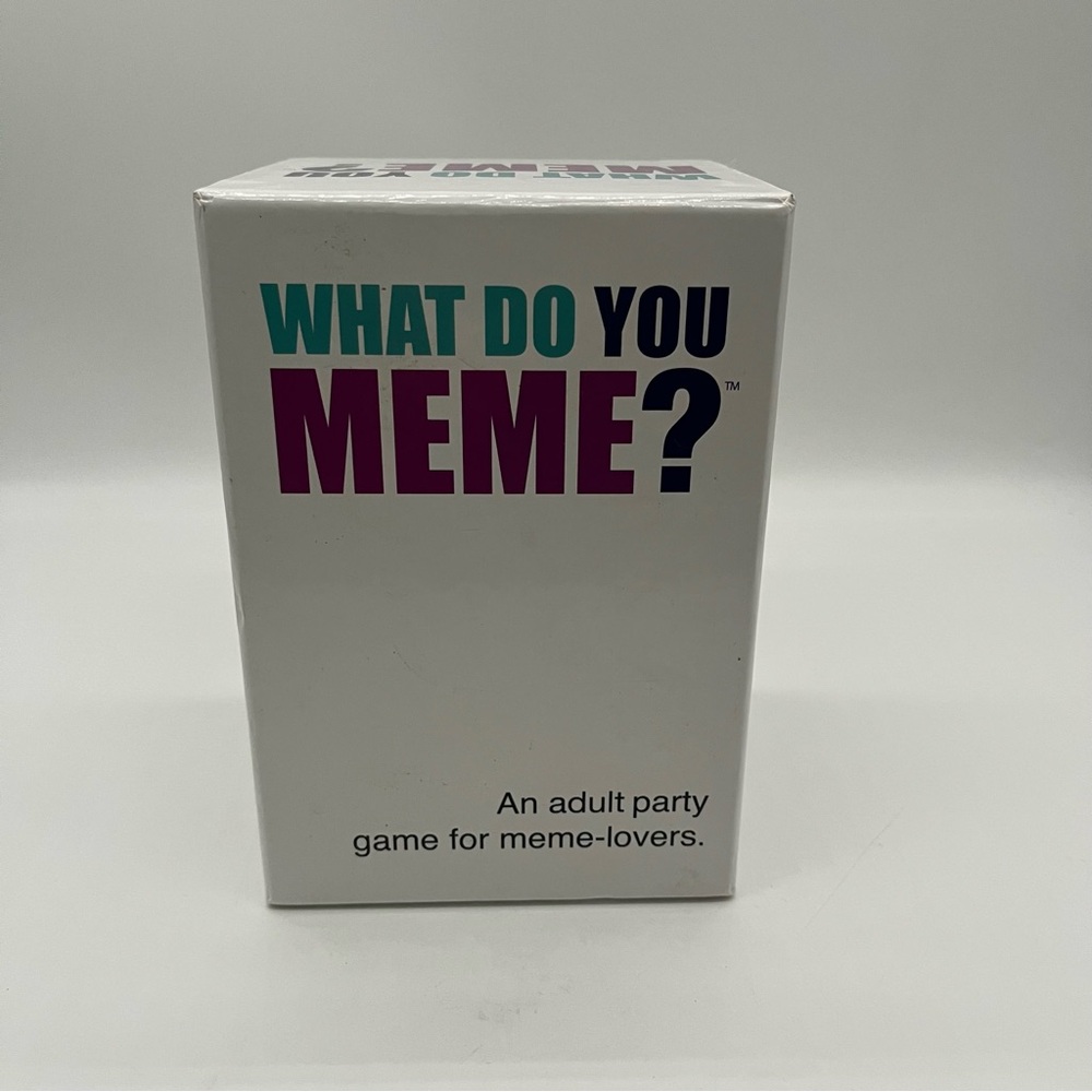 WHAT DO YOU MEME? Adult Party Game - White